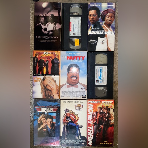 Vhs lot untested used .top gun is sealed new - Picture 3 of 6